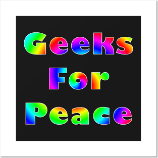 Geeks for Peace Posters and Art